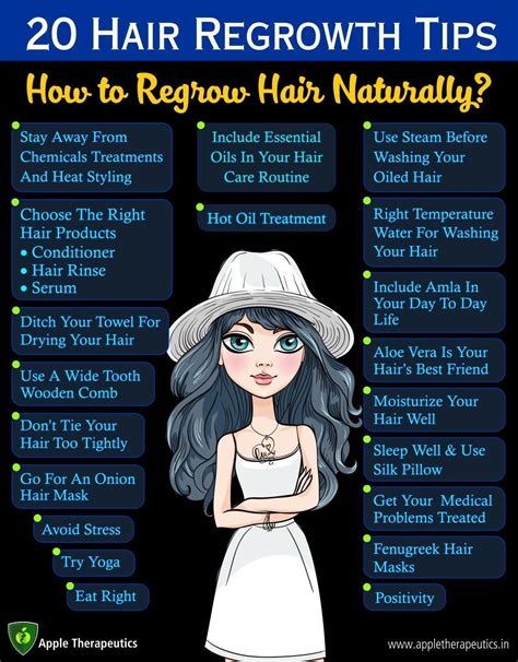 20 Hair Regrowth Tips: How to Regrow Hair Naturally?#hair #naturally # ...