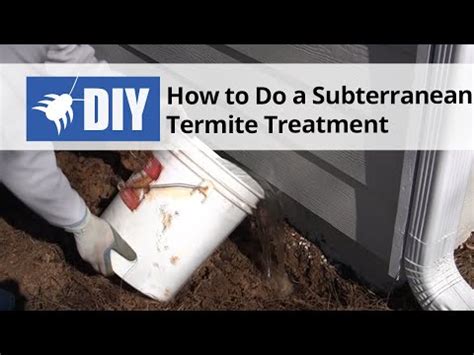 How To Do a Subterranean Termite Treatment - YouTube