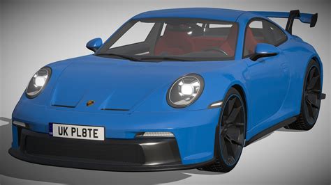 Porsche 911 GT3 2021 - Buy Royalty Free 3D model by zifir3d [44bebe4 ...