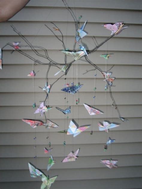 Origami Butterfly Mobile | Origami | Pinterest | Origami, Butterfly ...