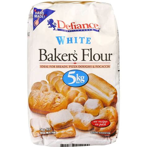 Defiance White Baker's Flour 5kg | Woolworths in 2020 | Ingredient ...