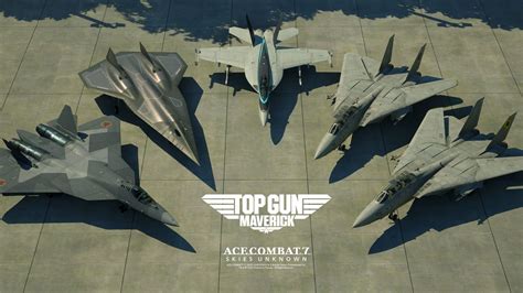 ACE COMBAT 7: DLC dedicated to TOP GUN Maverick available - Pledge Times