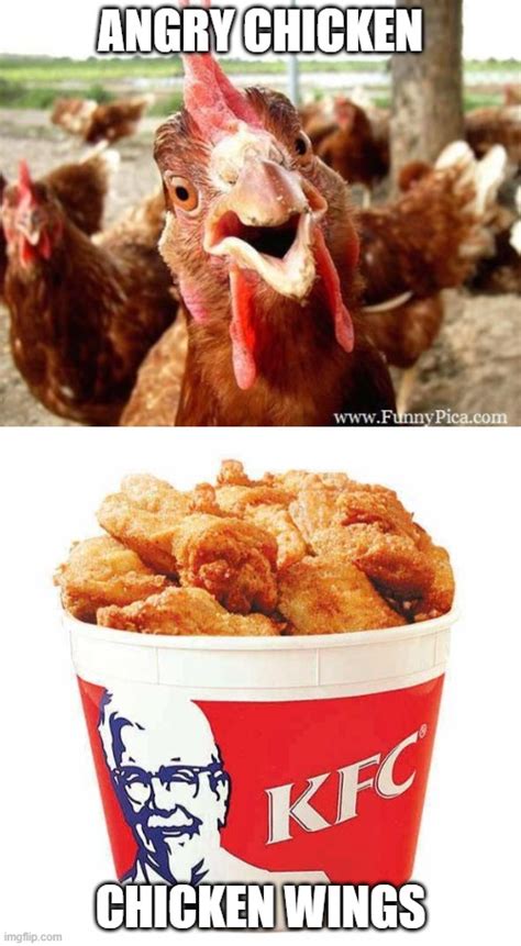 Angry Chcken vs KFC - Imgflip