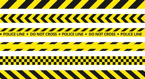 Police Tape Variations, Caution, Crime Scene PNG