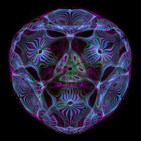 Cymatic threefold pattern by le5 gualkee | metal posters in 2019 ...