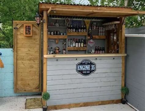 Photos: Couple Turn Garden Shed Into Authentic Pub In Days For $600 ...