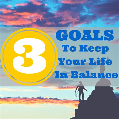 Infographic: 3 Key Goals to Keep Your Life in Balance | Brian Tracy