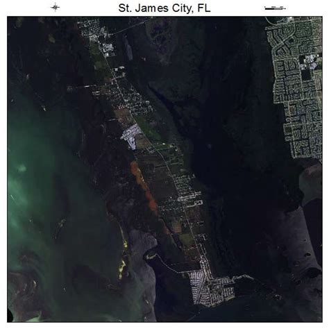 Aerial Photography Map of St James City, FL Florida