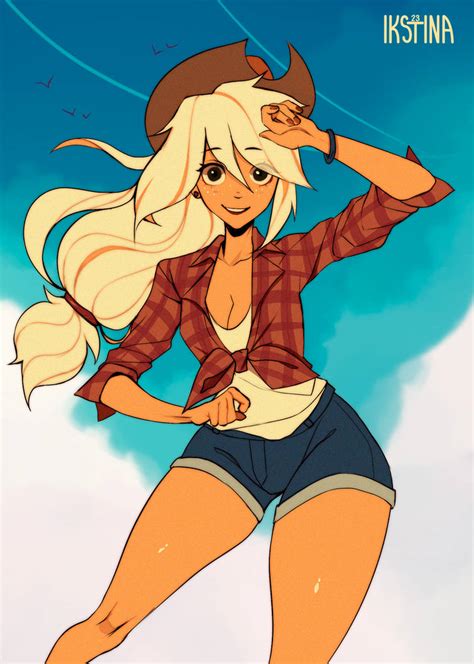 Applejack Fanart [CM] by ikstina on DeviantArt