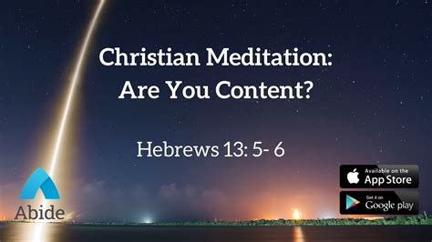 Guided Christian Meditation: Contentment In Christ (15 min) - YouTube