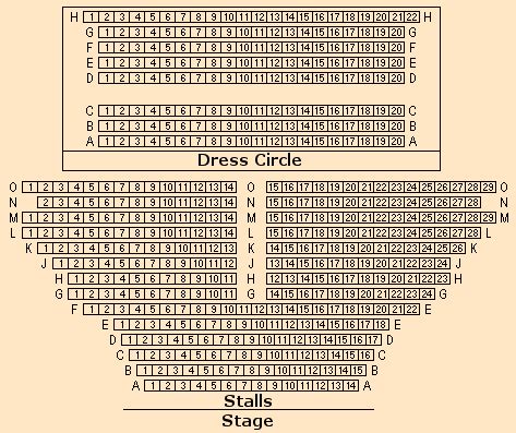 Duchess Theatre Seating Plan