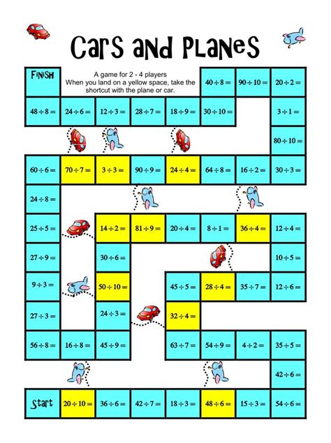 Preschool Board Games Printable