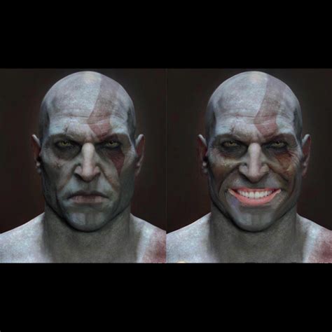 Kratos before and after using Colgate : r/gaming