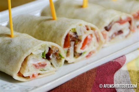 Mini BLT Wraps - A Few Shortcuts