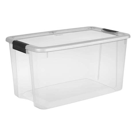 IRIS USA Plastic Storage Container Bin With Latching Lid, Stackable ...