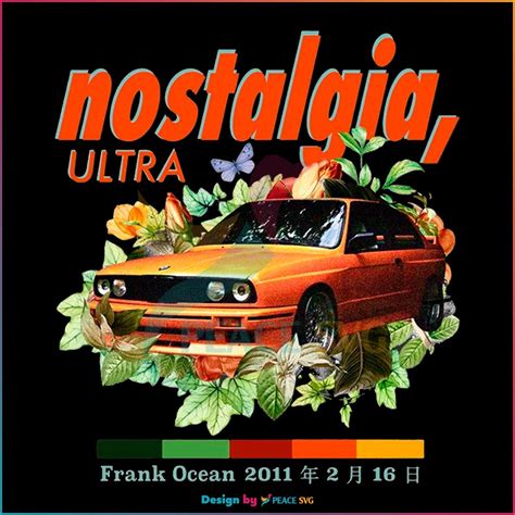 Nostalgia Ultra Frank Ocean Mixtape Png Silhouette Files » PeaceSVG