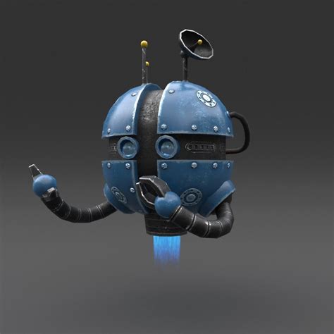 3D model robot blender rigged - TurboSquid 1288399