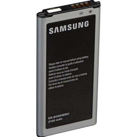 Samsung Standard Battery for Galaxy S5 Mini EB-BG800BBUBUS B&H