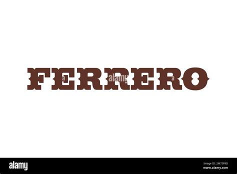 Ferrero SpA, Logo, White background Stock Photo - Alamy