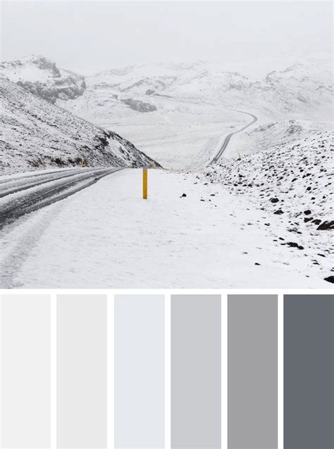 grey and white winter color scheme - Find beautiful and inspiring color ...