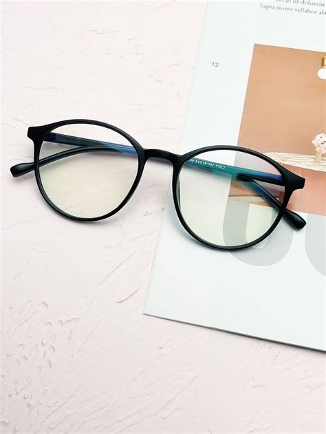 Round Frame Anti-Blue Light Eyeglasses | Fancy glasses, Glasses ...