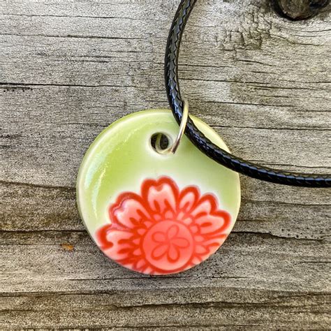 Mandala Pendant, Mandala Charm, Mandala Necklace, Yoga Necklace, Boho ...