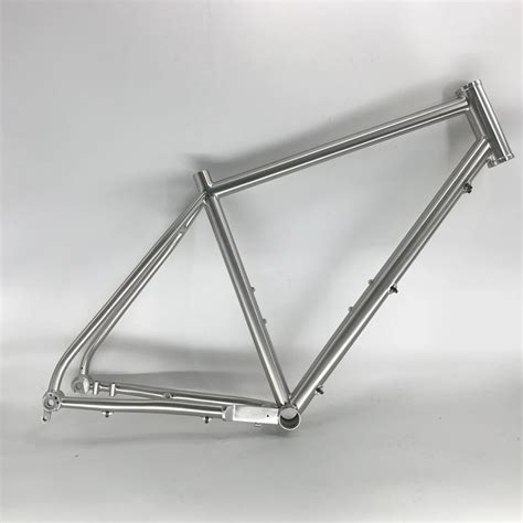 Titanium Touring Road Bicycle Frame Titanium Gravel Bike Frame For Flat ...