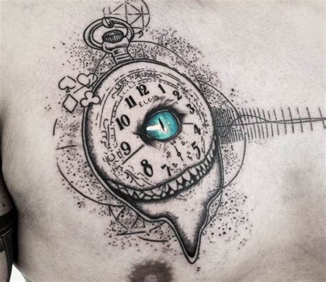 Clock with Eye tattoo by Koit Tattoo | Post 18583