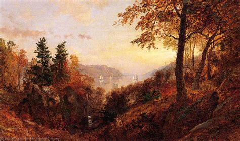 Artwork Replica Autumn Landscape 3 by Jasper Francis Cropsey (1823-1900 ...