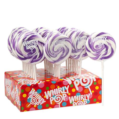 Whirly Pop Lavender And White 1.5 Oz | Nassau Candy