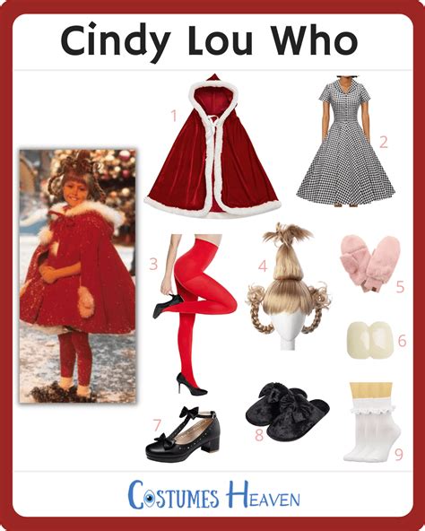 DIY Cindy Lou Who (How The Grinch Stole Christmas) Costume Ideas [2023 ...