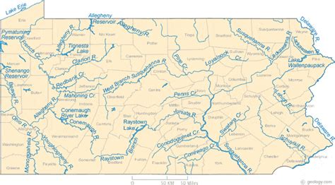 Map of Pennsylvania