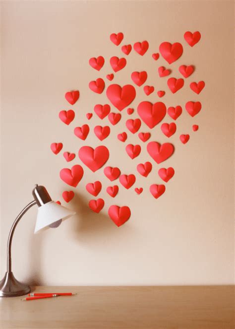 swissmiss | Wall of Paper Hearts