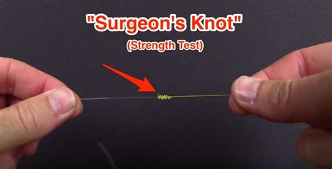 The Surgeon's Knot Strength Test [For Mono and Braid]