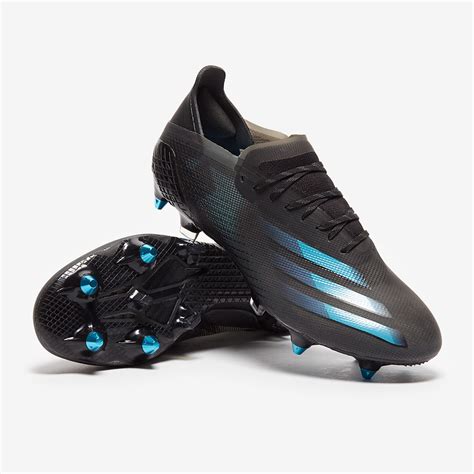 adidas X Ghosted .1 SG - Core Black/Signal Cyan/Grey Six - Soft Ground ...