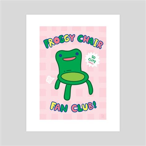 Froggy Chair Fan Club, an art print by Bree Lundberg - INPRNT