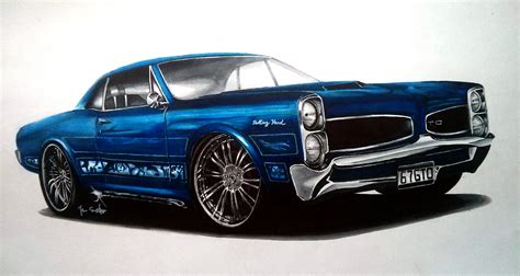 Muscle Car Drawing at GetDrawings | Free download