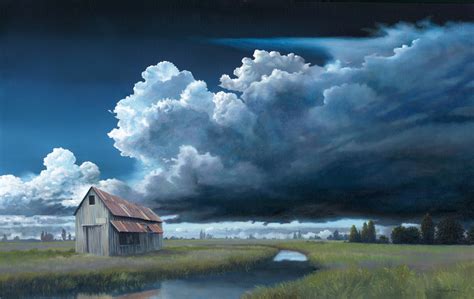 "Heavy Cloud, No Rain" 30x48 oil — Andy Eccleshall Fine Art