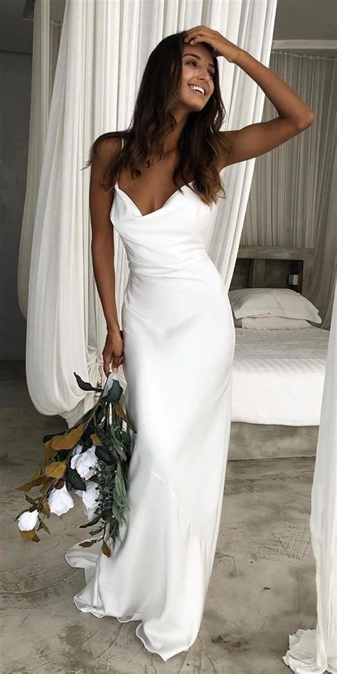 White outfit style with bridal party dress, bridal clothing, backless ...