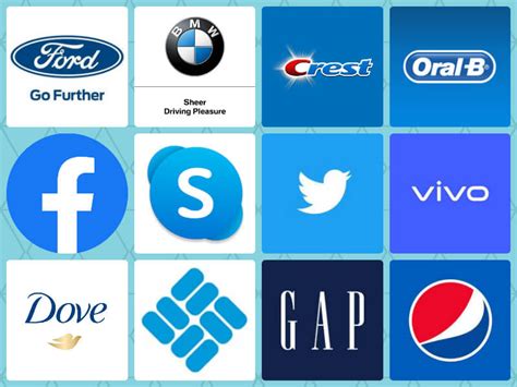 Famous Blue Logos