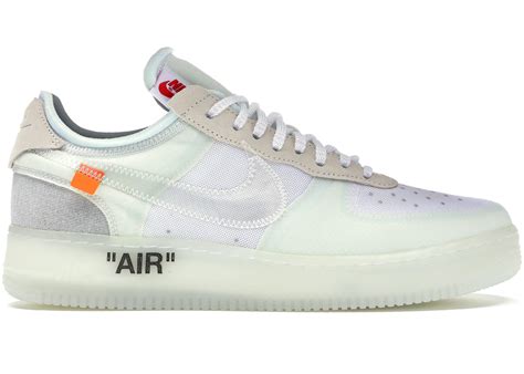 rău Inspirație Manhattan nike air force off white front view ...