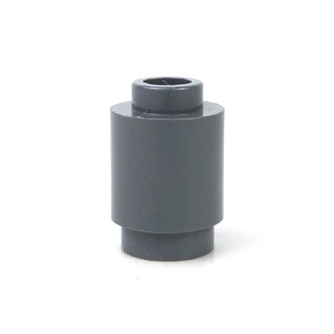 Lego Spare Parts Brick round 1x1 (Dark Bluish Gray)