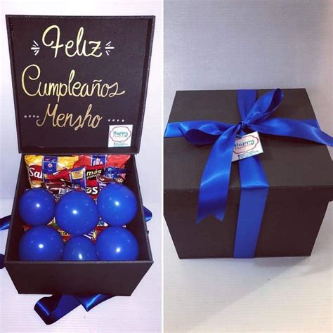 Caja de regalo | Regalos de cumpleaños para novio, Regalos sorpresa ...