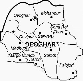 Deoghar District | Deoghar District Map