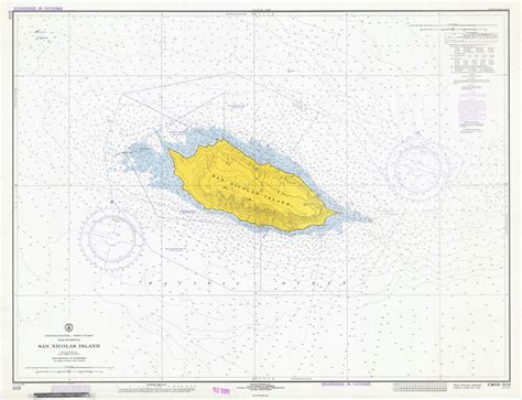 San Nicolas Island 1974 - Old Map Nautical Chart PC Harbors 5113 ...