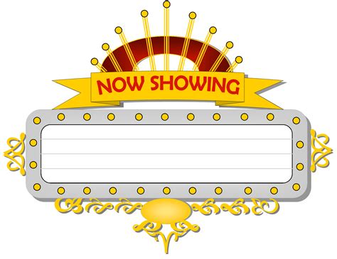 Free Movie Signage Cliparts, Download Free Movie Signage Cliparts png ...