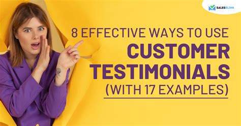 8 Effective Ways To Use Customer Testimonials (+ 17 Examples)