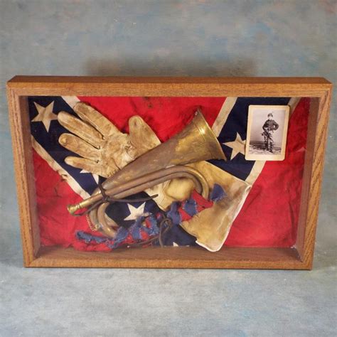 Shadowbox w/Civil War Memorabilia