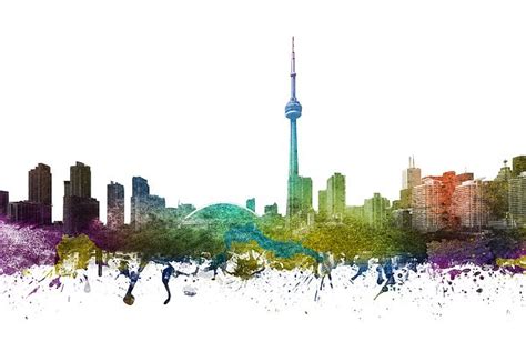 Toronto Skyline Drawing at PaintingValley.com | Explore collection of ...