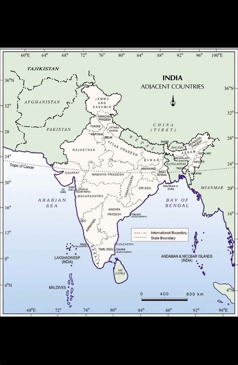 What is the latitudinal extent of india - Social Science - India - Size ...